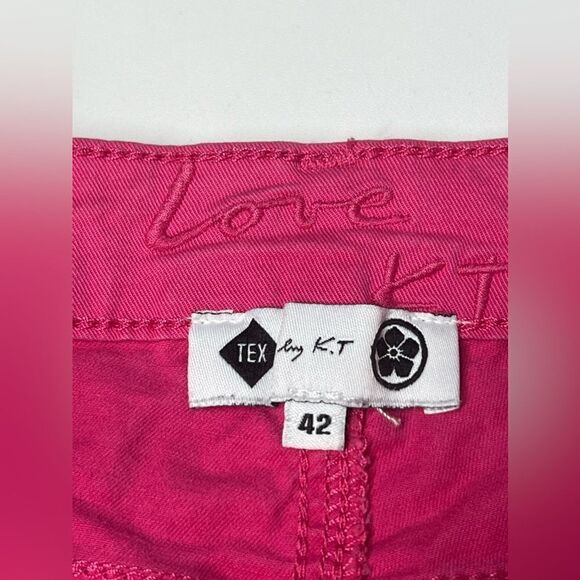 Love KT Jeans Pink Shorts Size 42 EU/ M US - Picture 4 of 11